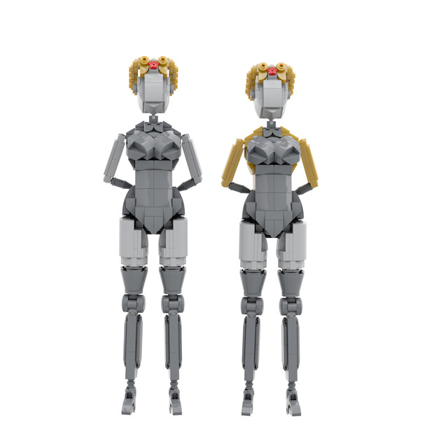 Robôs humanóides avançados para jogos de tiro, modelos dos gêmeos,  guarda-costas e assistentes, brinquedos de construção, direita e esquerda,  MOC - AliExpress
